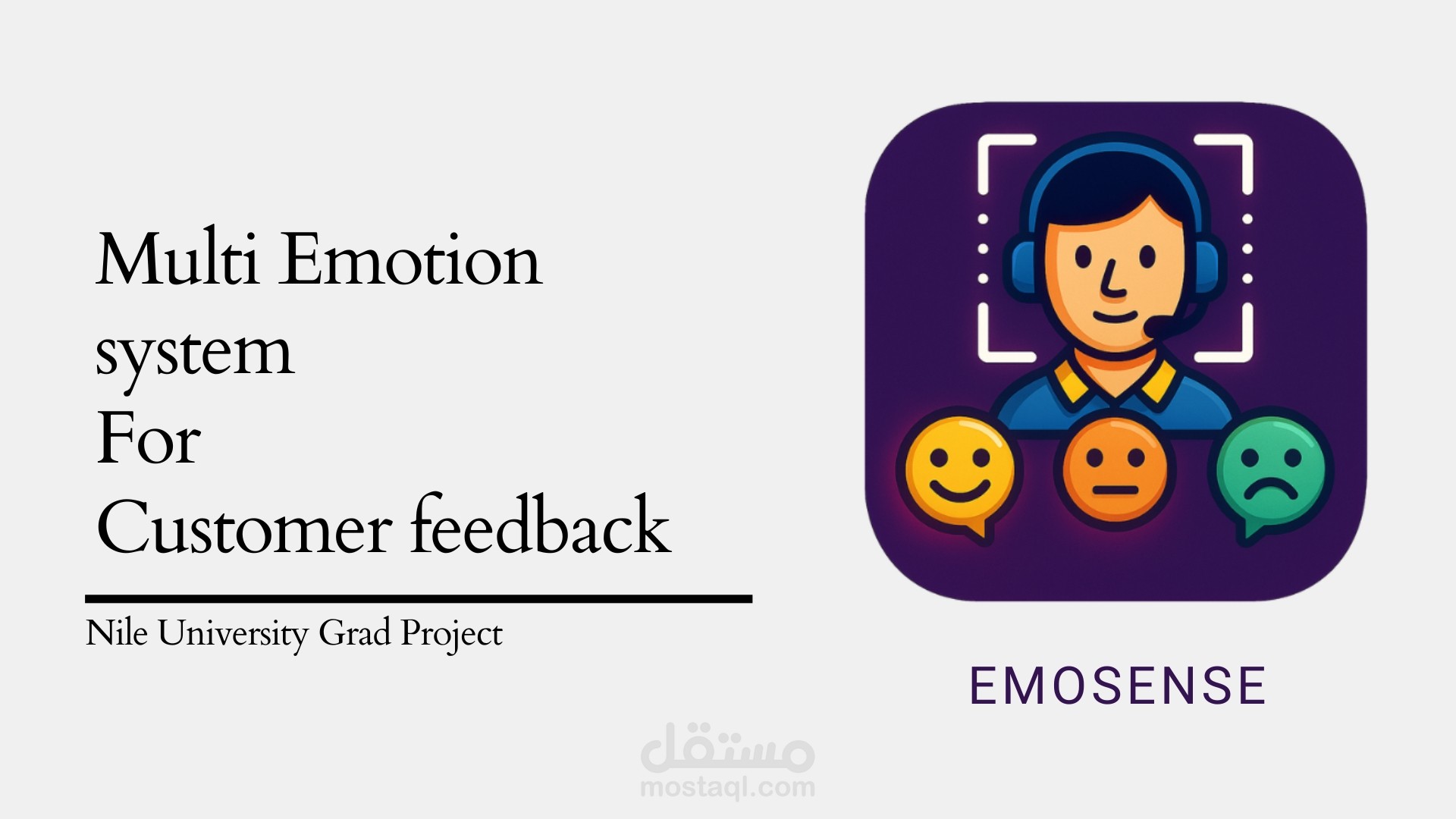 EMOSENSE - تطبيق الكشف عن الأنظمة العاطفية المتعددة المدعوم بالذكاء الاصطناعي من Flutter