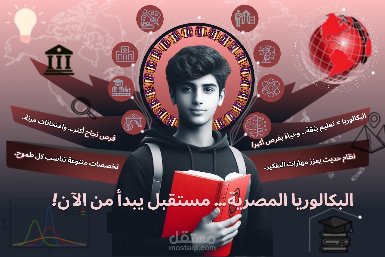 بانر عن البكالوريا المصرية