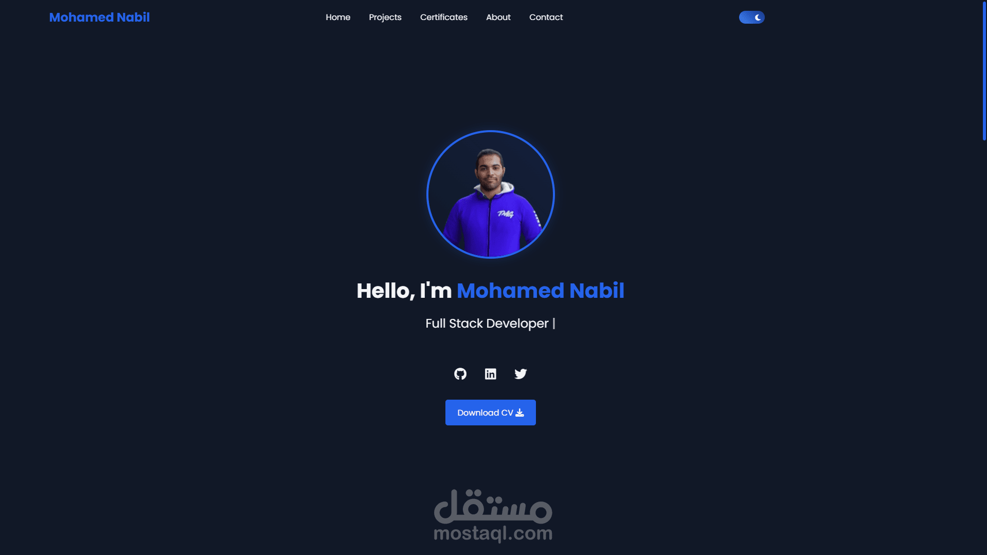 إنشاء بورتفوليو Portfolio احترافي لعرض مهاراتك و خبراتك