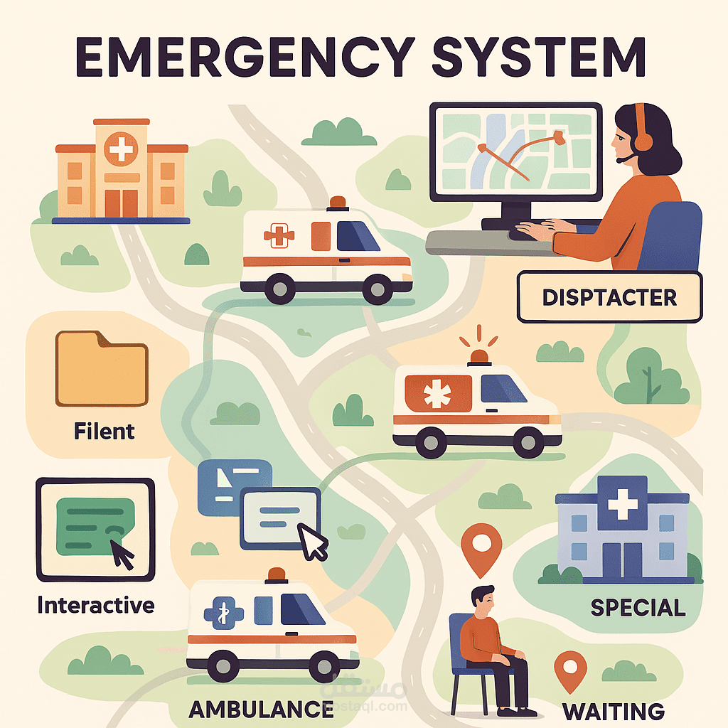 نظام الطوارئ لإدارة حالات المرضى (Emergency System)