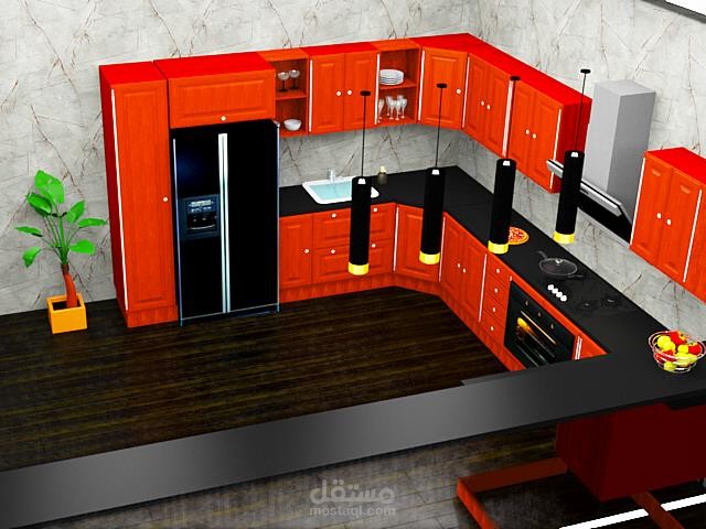 تصميم مطبخ مودرن 3