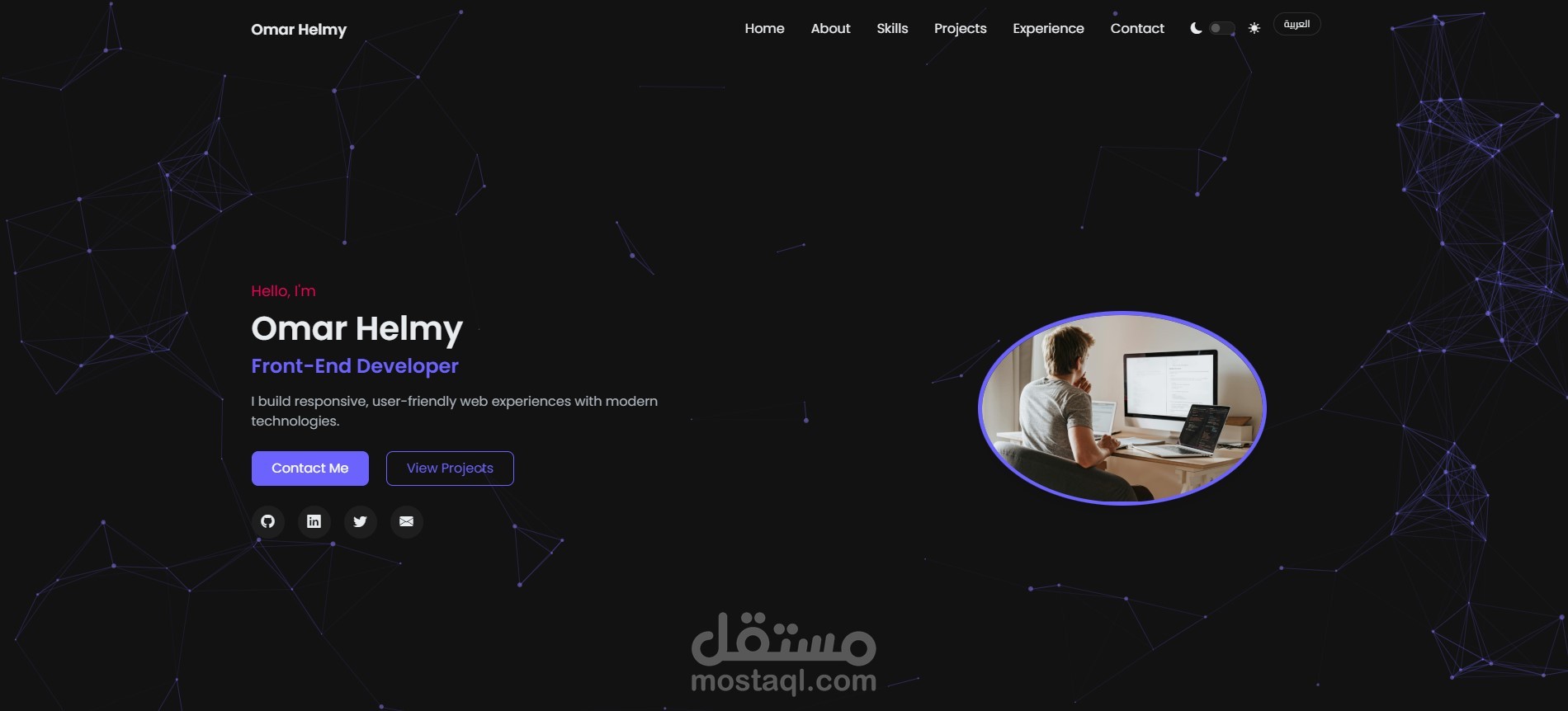 personal web bage