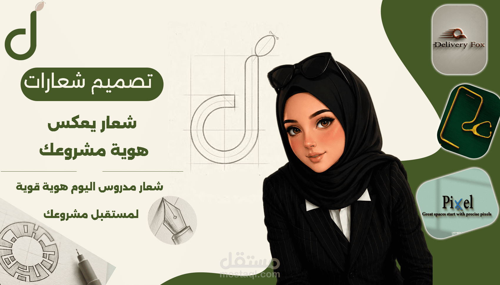 تصميم شعارات Logo احترافية