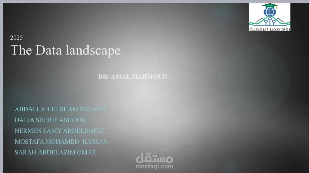 قمت بإعداد عرض تقديمي (Presentation) يوضح الفروقات بين تحليل البيانات (Data Analysis) و علم البيانات (Data Science) و هندسة البيانات (Data Engineering).