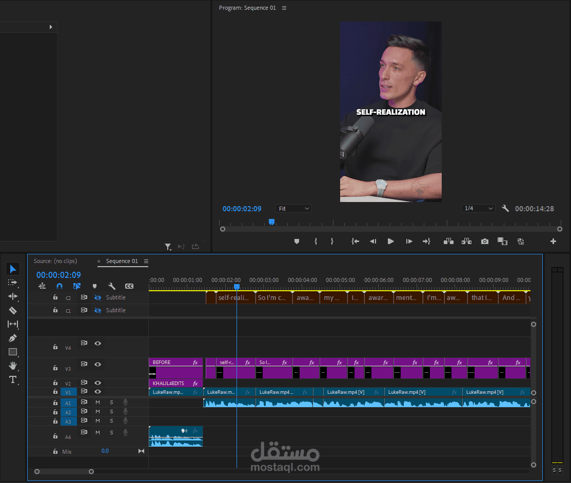 تحويل مقاطع بودكاست إلى فيديوهات قصيرة جذابة مع كابشن
