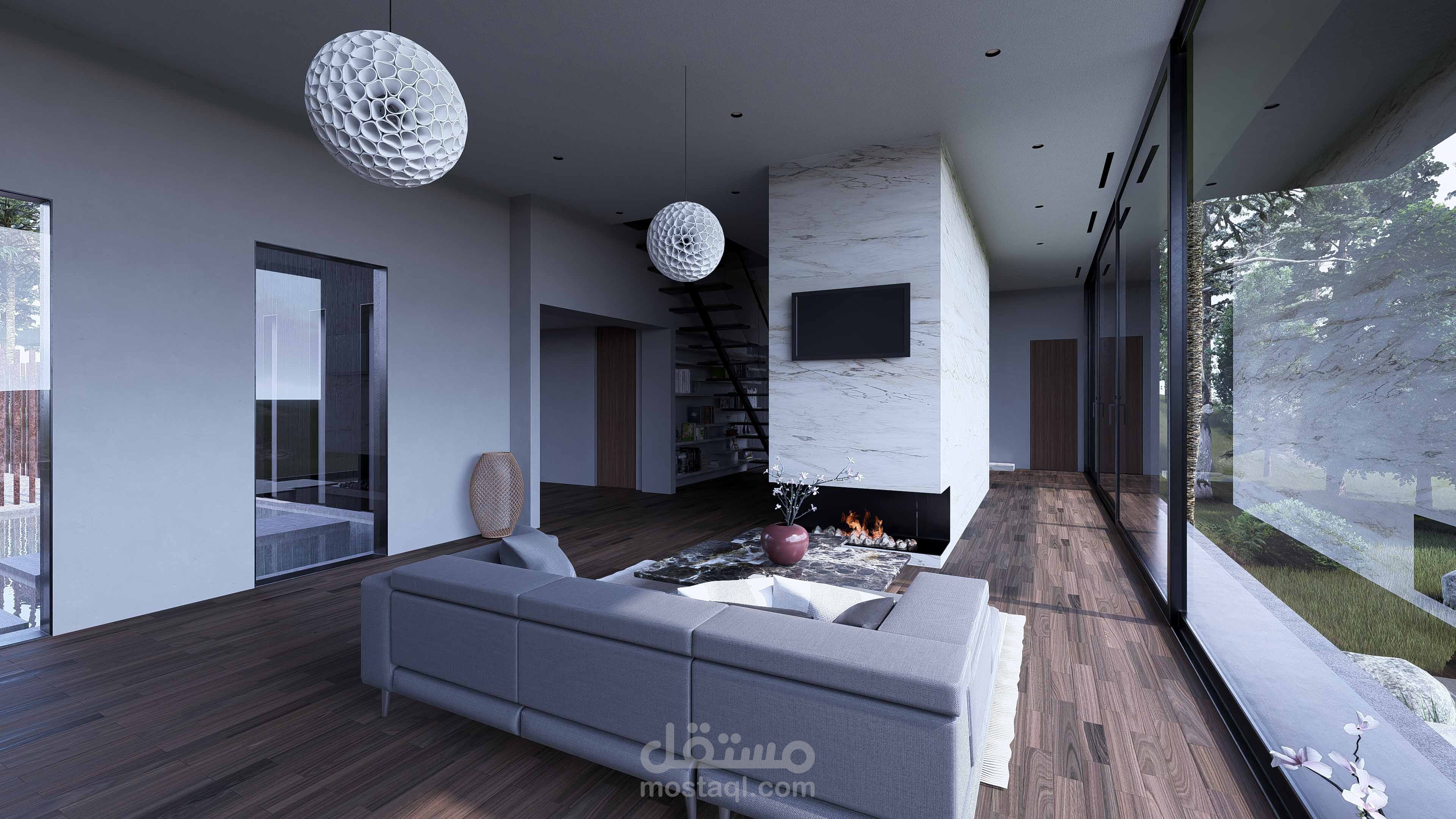 تصميم معماري داخلي باستخدام lumion