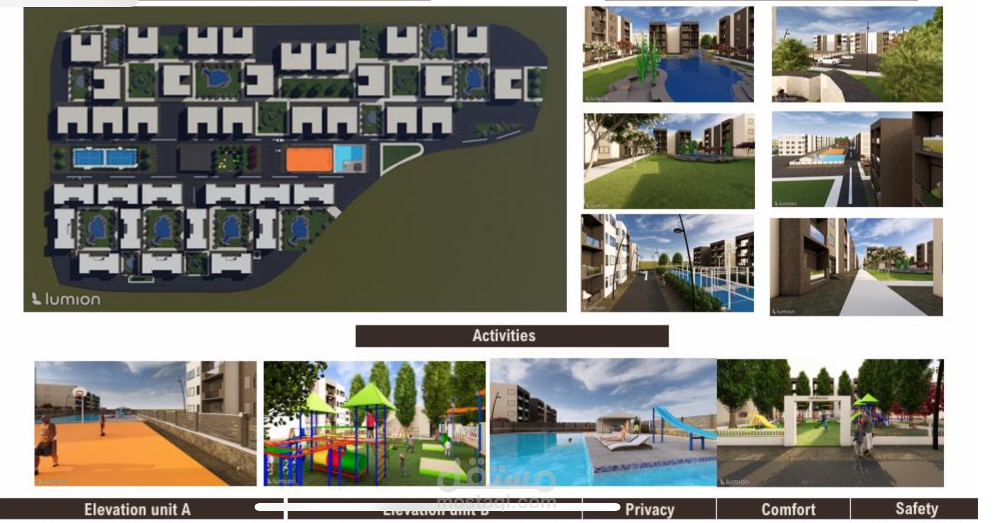 Lakeshore residence compound
