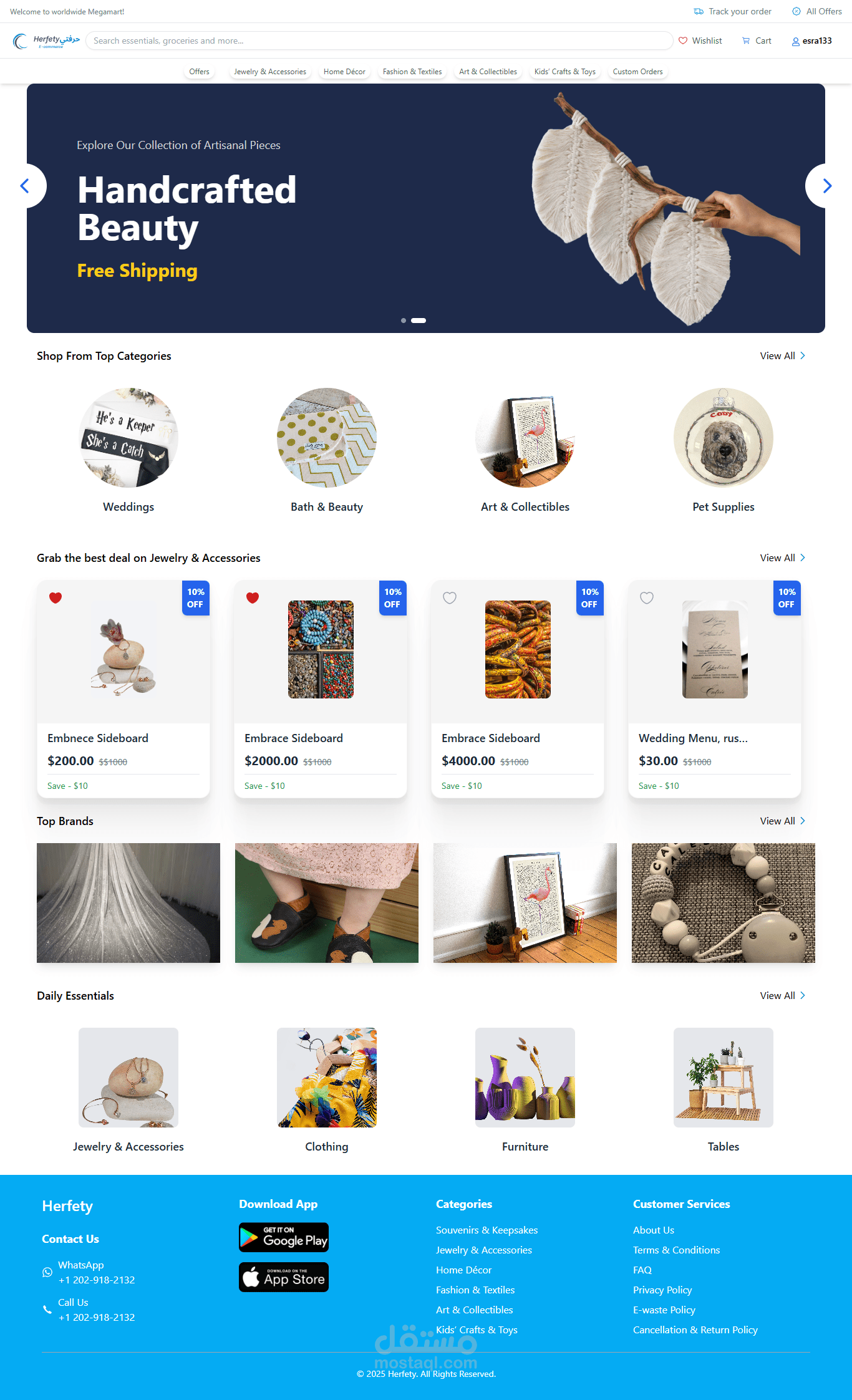 Herfety – Handmade Craft Marketplace