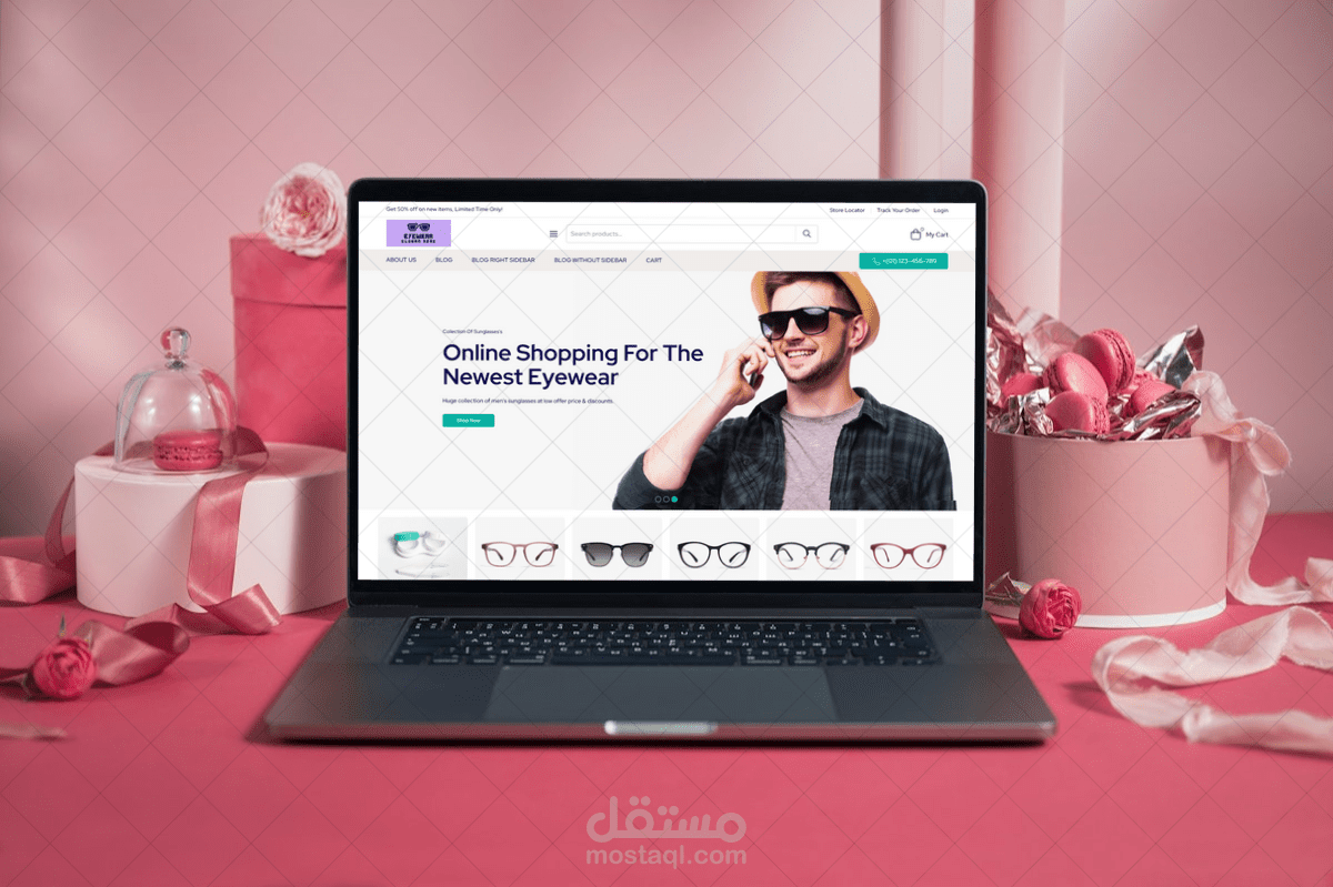 متجر الكتروني (ُeyewear Store)