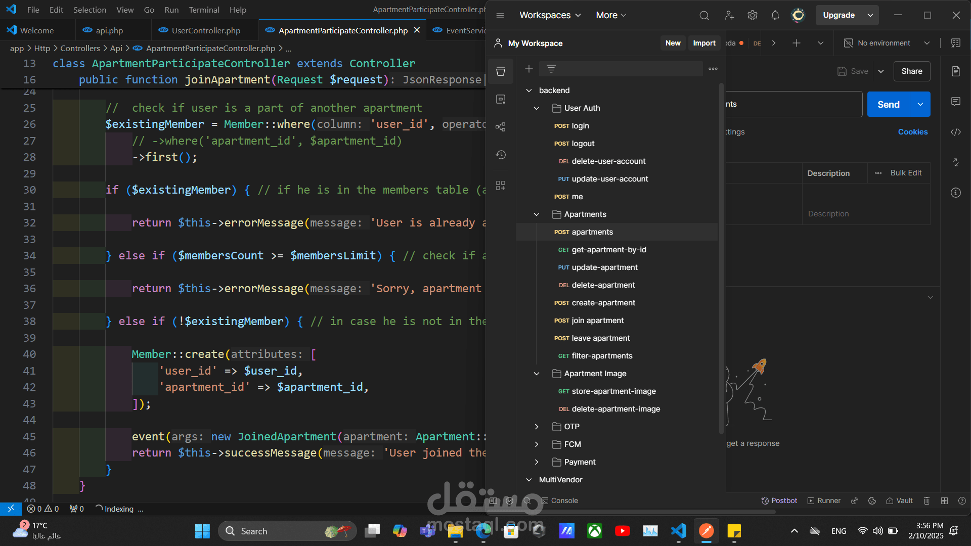 Backend api based project for real estate application