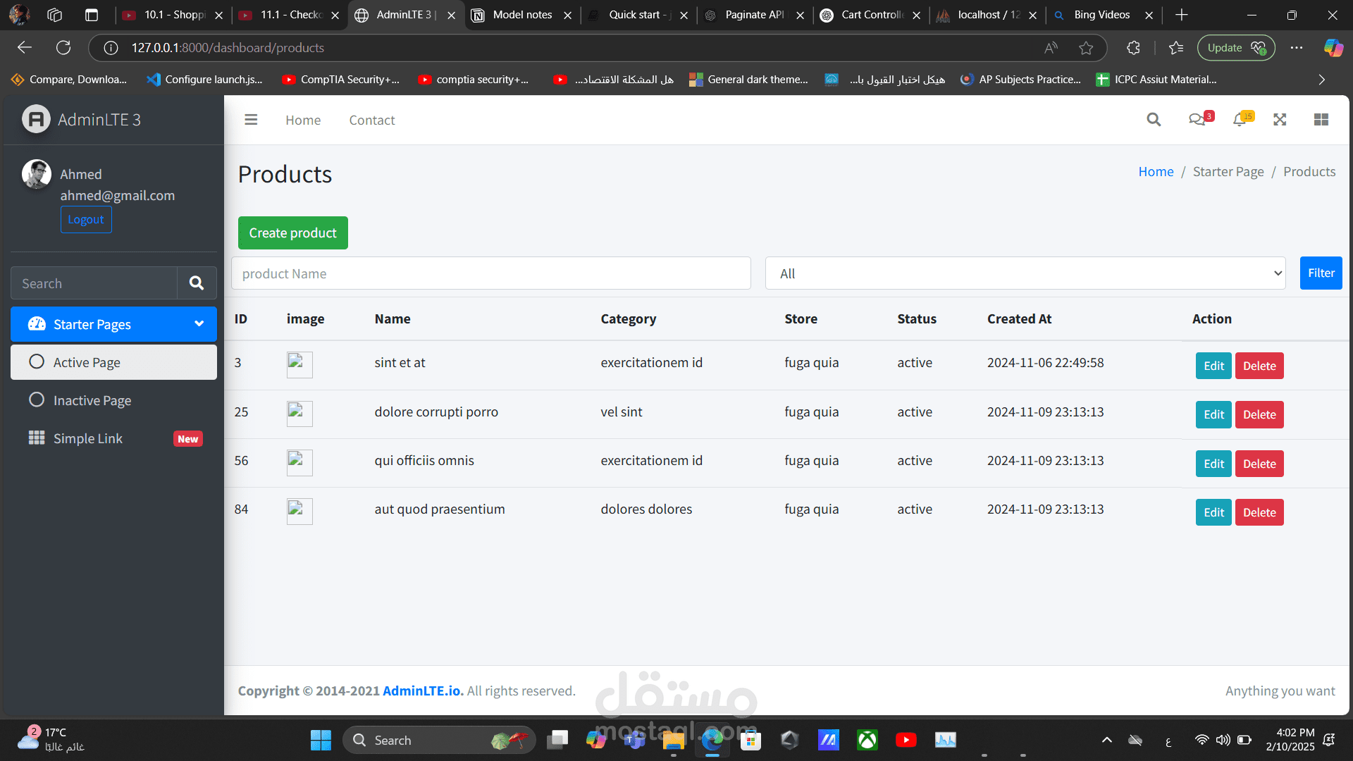 Multi vendor e commerce application (back end system)