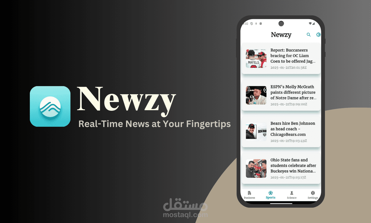 Newzy - Real-Time News at Your Fingertips