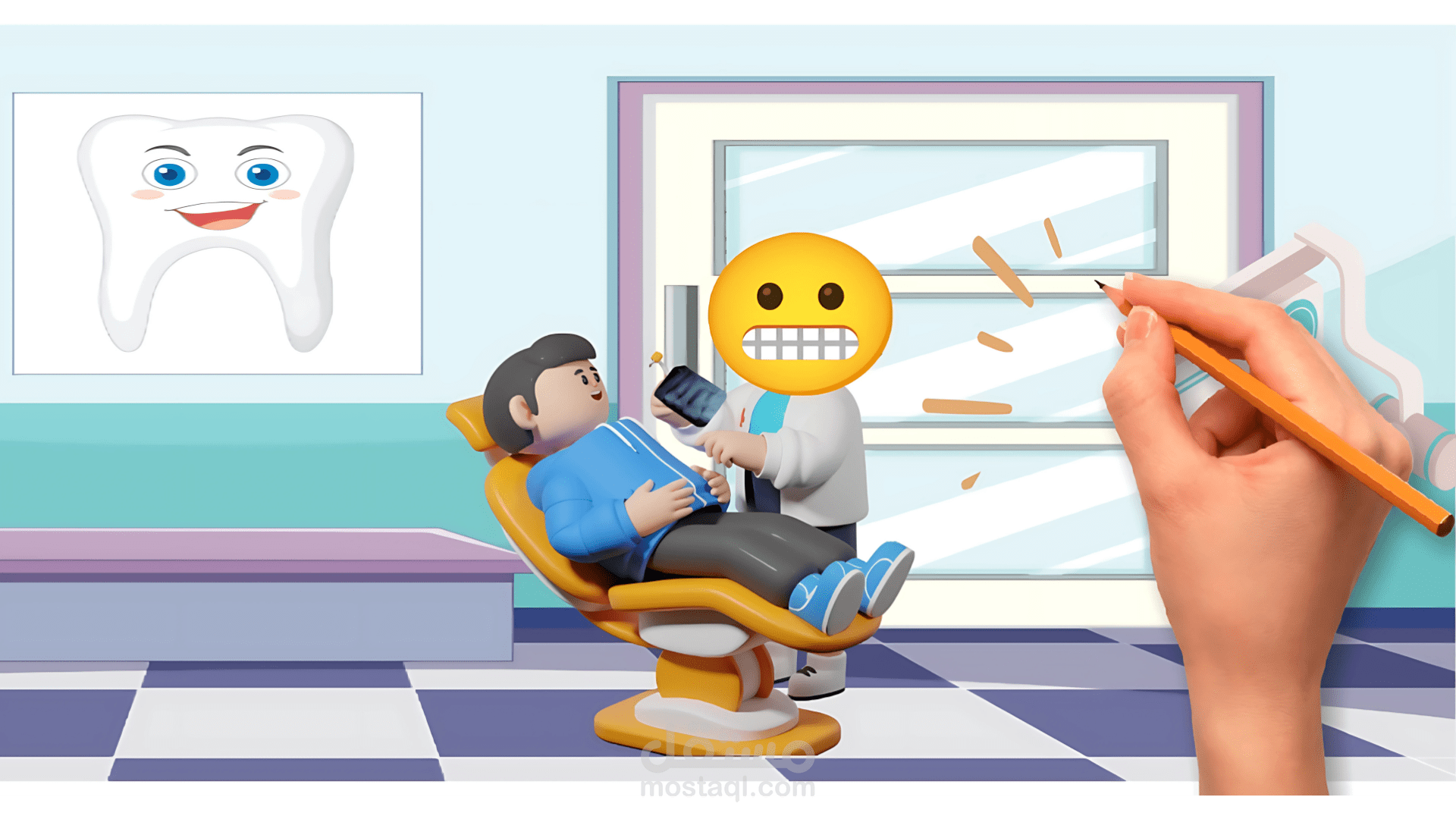 فيديوهات الوايت بورد انيميشن والموشن جرافيكس والتعليق الصوتي الاحترافي بدون موسيقي