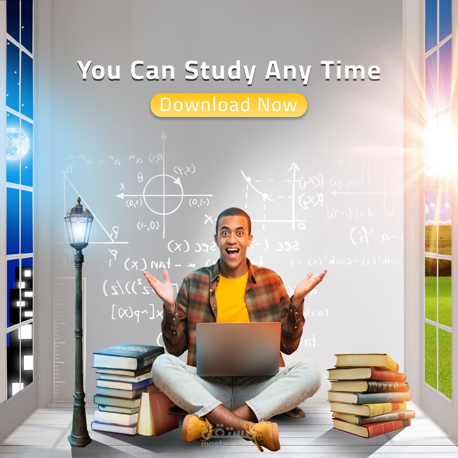 تصميم سوشيال ميديا لابلكيشن study