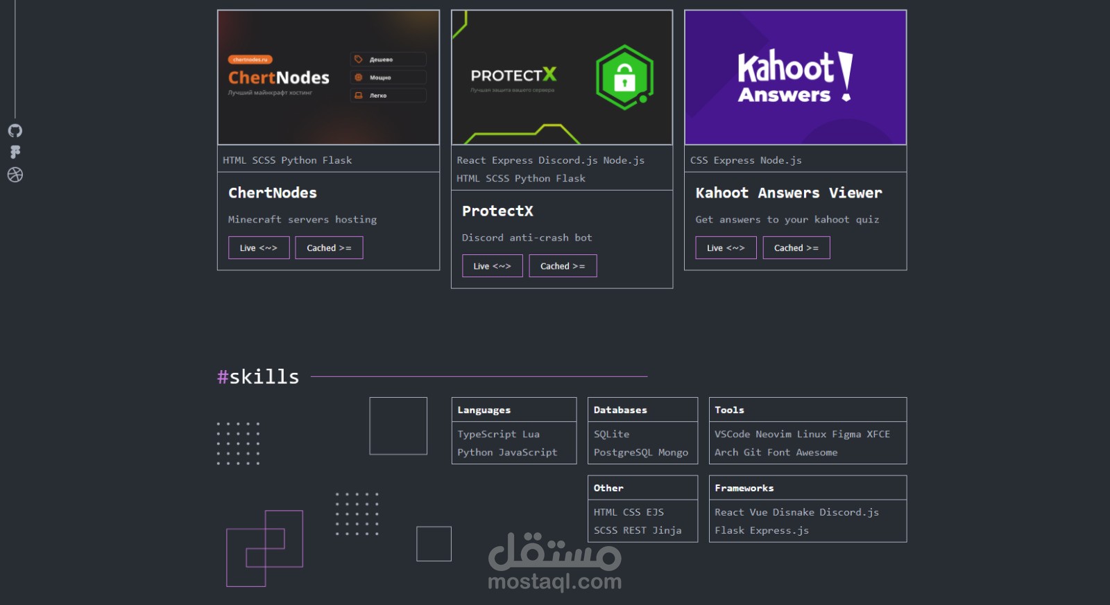 تصميم معرض أعمال احترافي