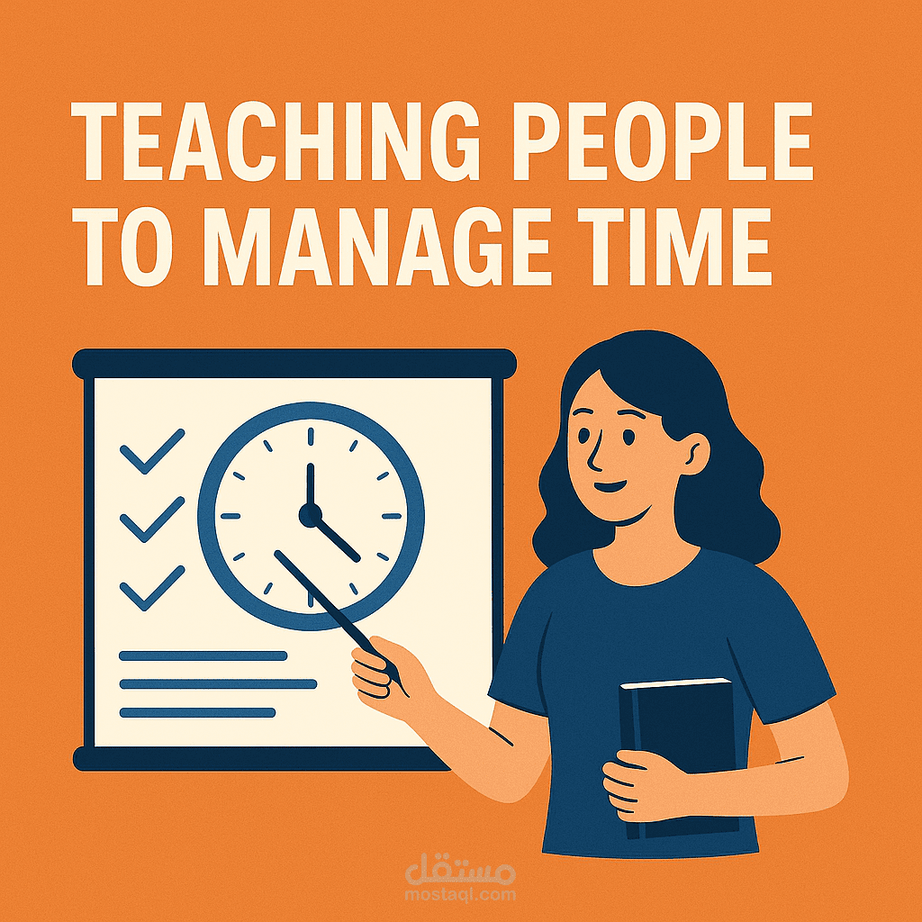 تعليم الاشخاص تنظيم الوقت - Teaching people to manage time