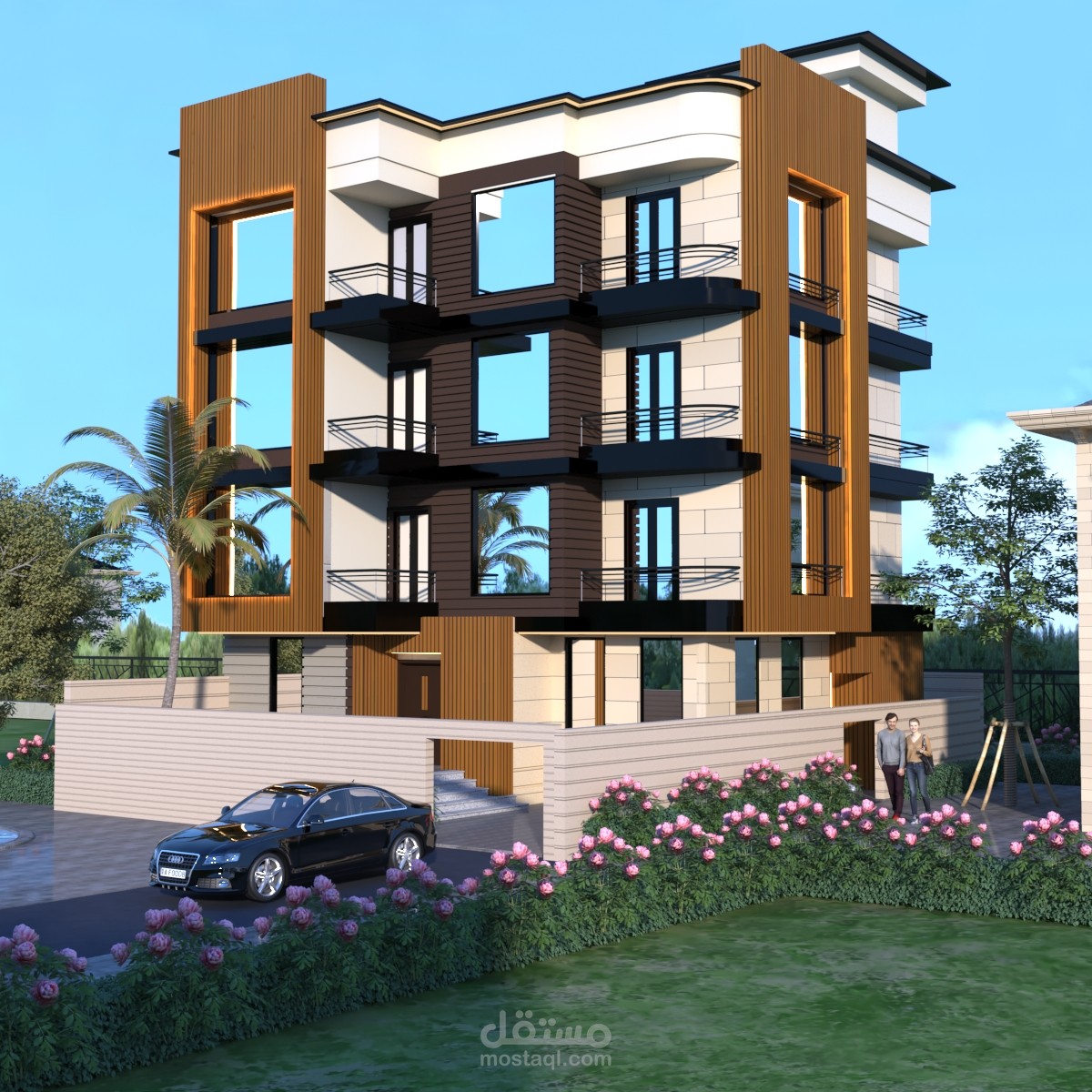 إعداد وجهات معمارية (3D) باستخدام Max- v-ray