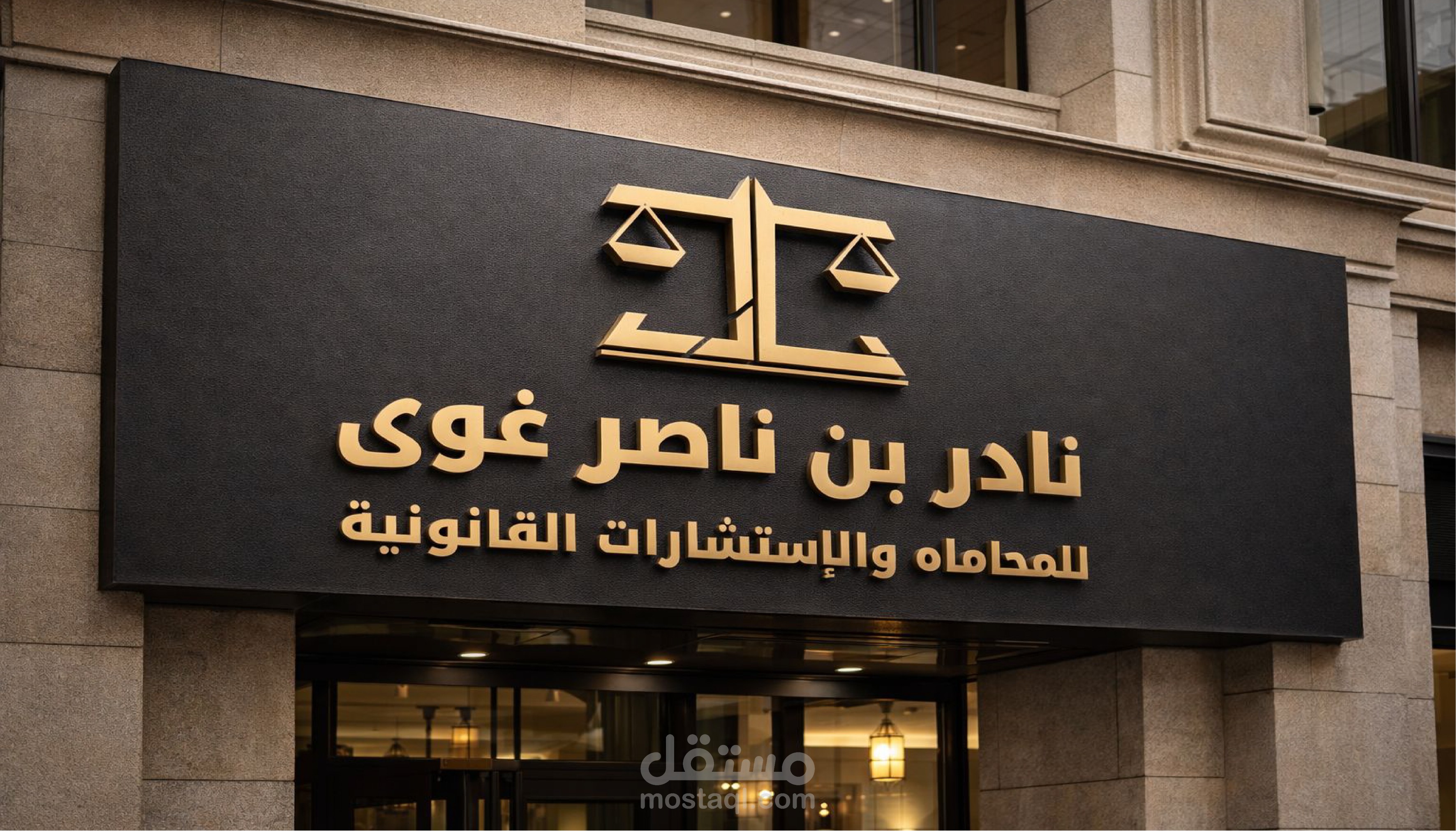 تصميم شعار احترافي لمكتب محاماه..