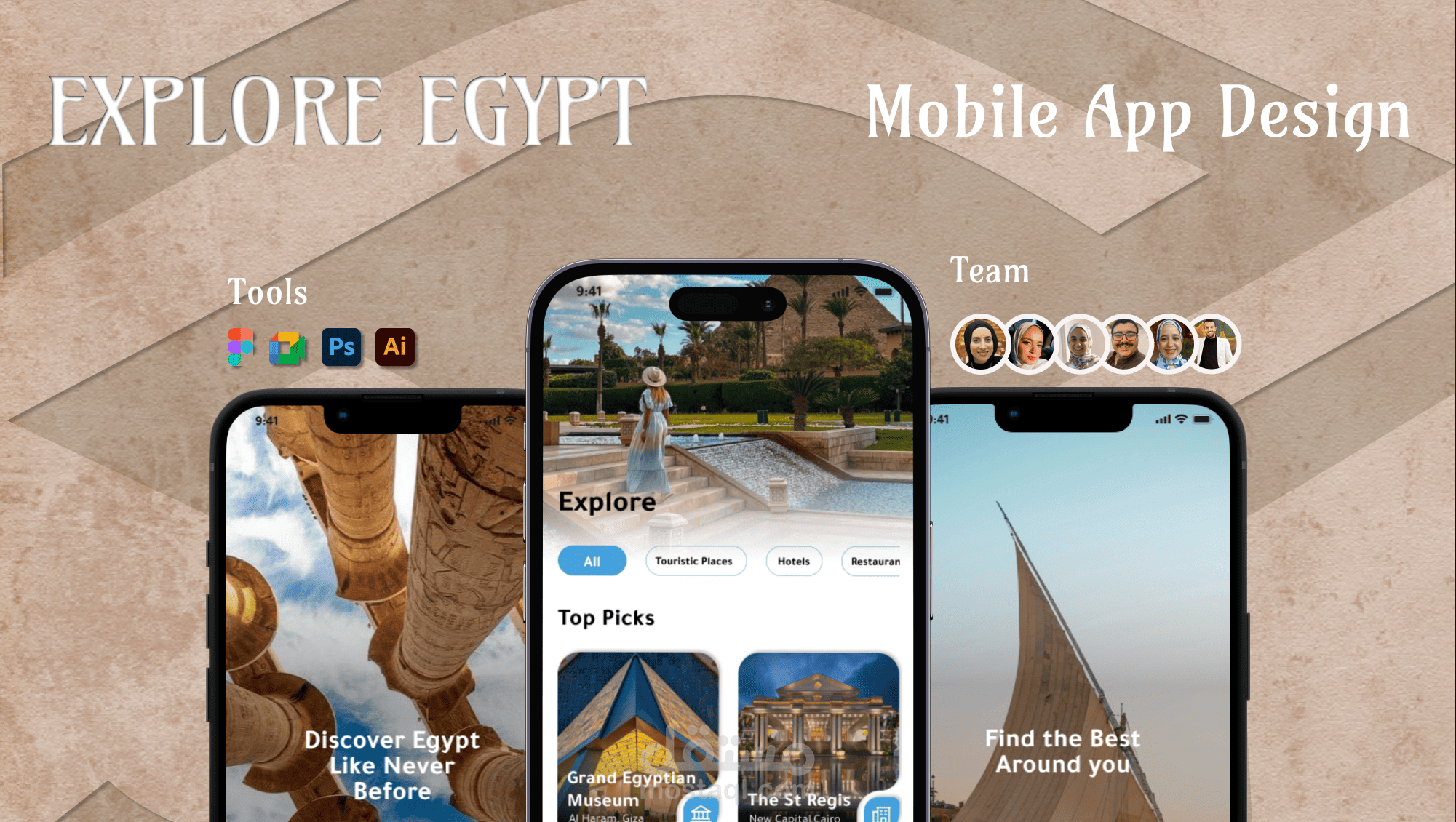 Explore Egypt Mobile application | مستقل
