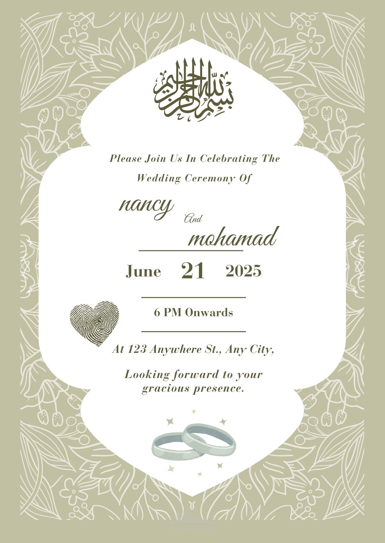 wedding card design
