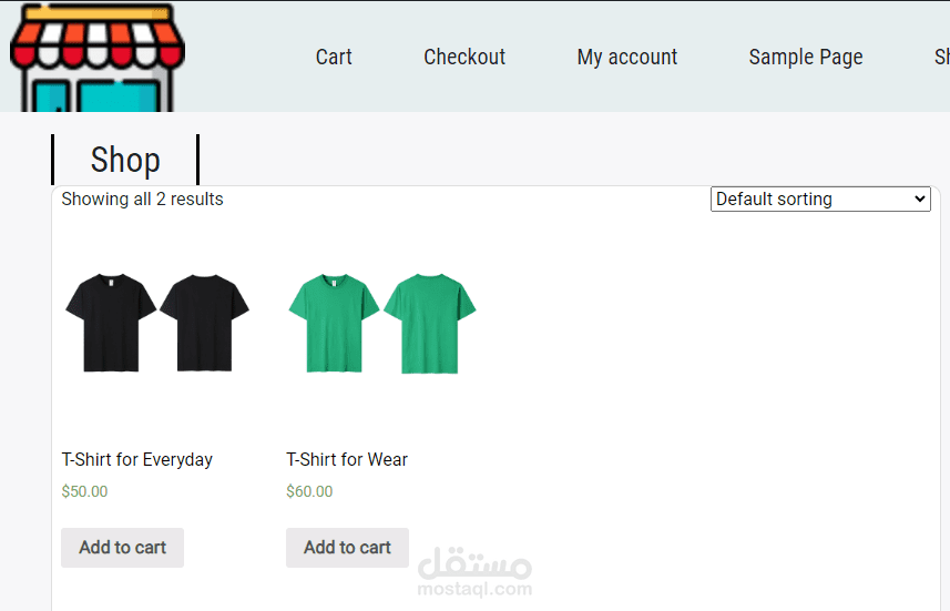 My custom WordPress woocommerce theme