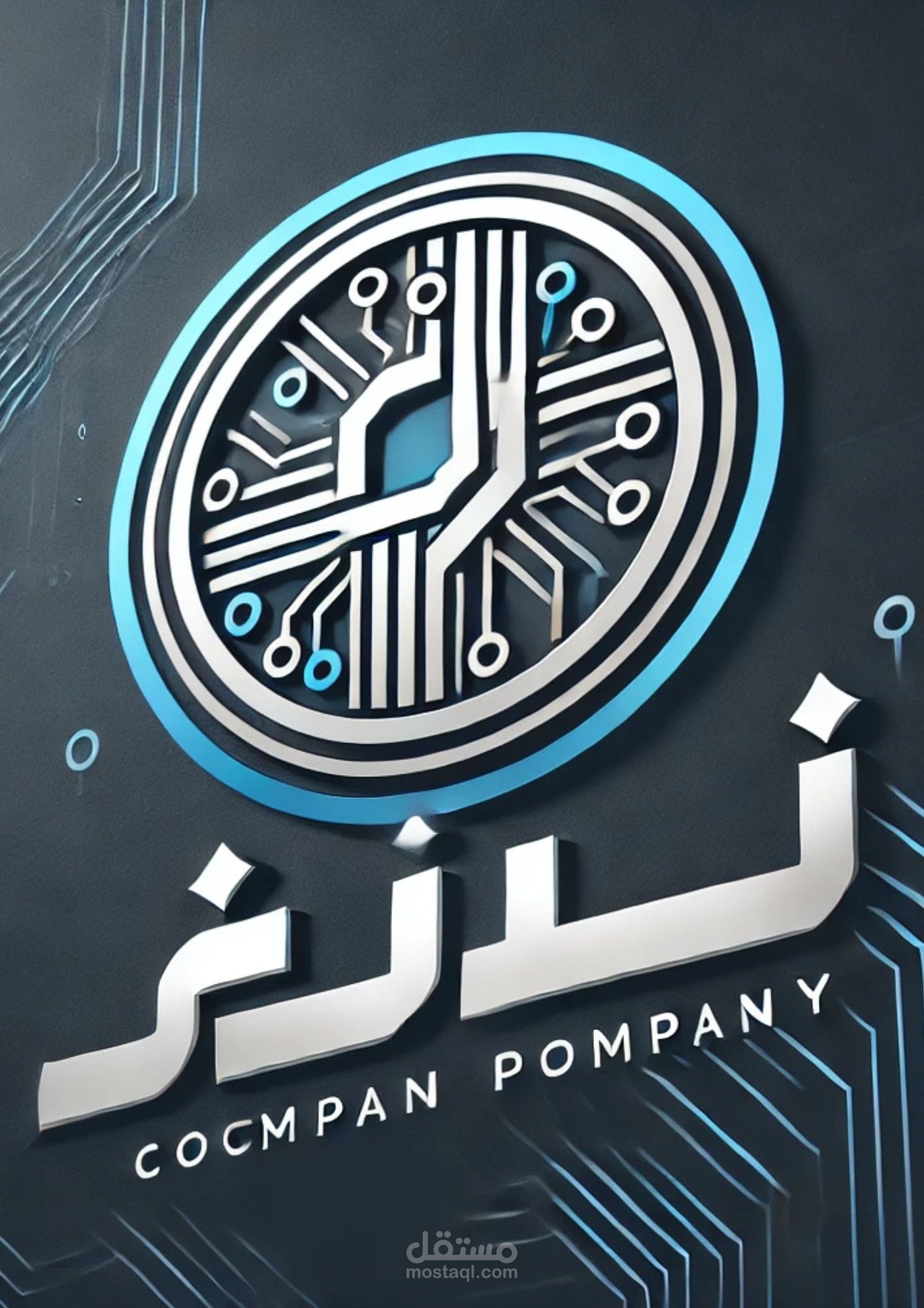 اللوجو الإعلاني لشركة بيع المنتجات الرقمية