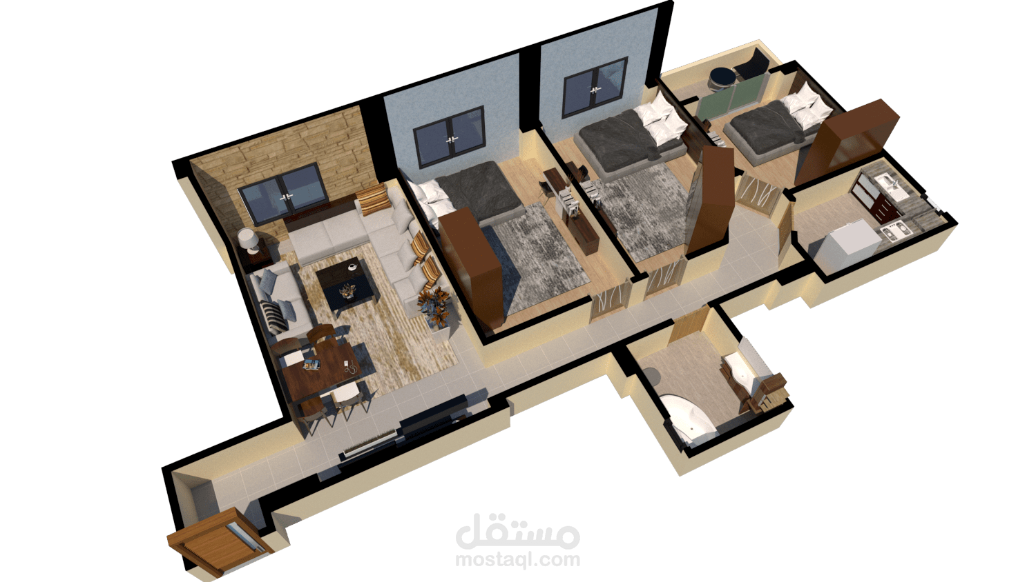 3D interior plan