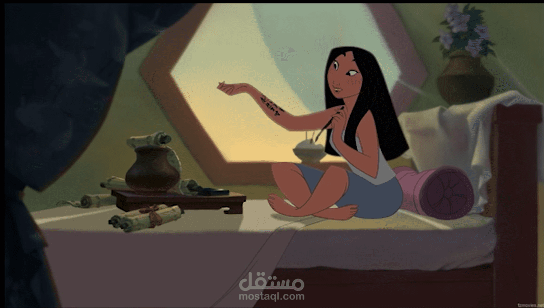 فيديو اديتنج لفيلم مولان باستخدام برنامج بريمير