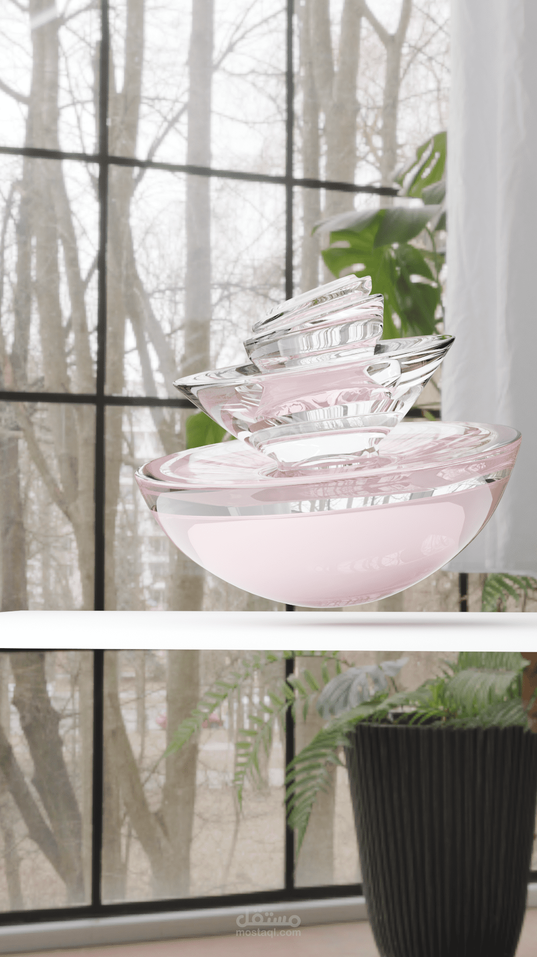 نموذج لزجاجة عطر ...