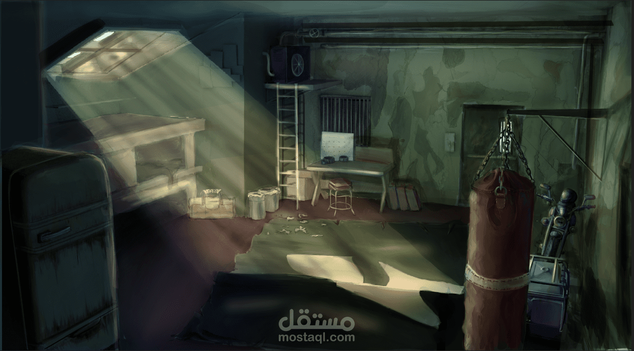 رسم خلفيات داخلية و خارجية