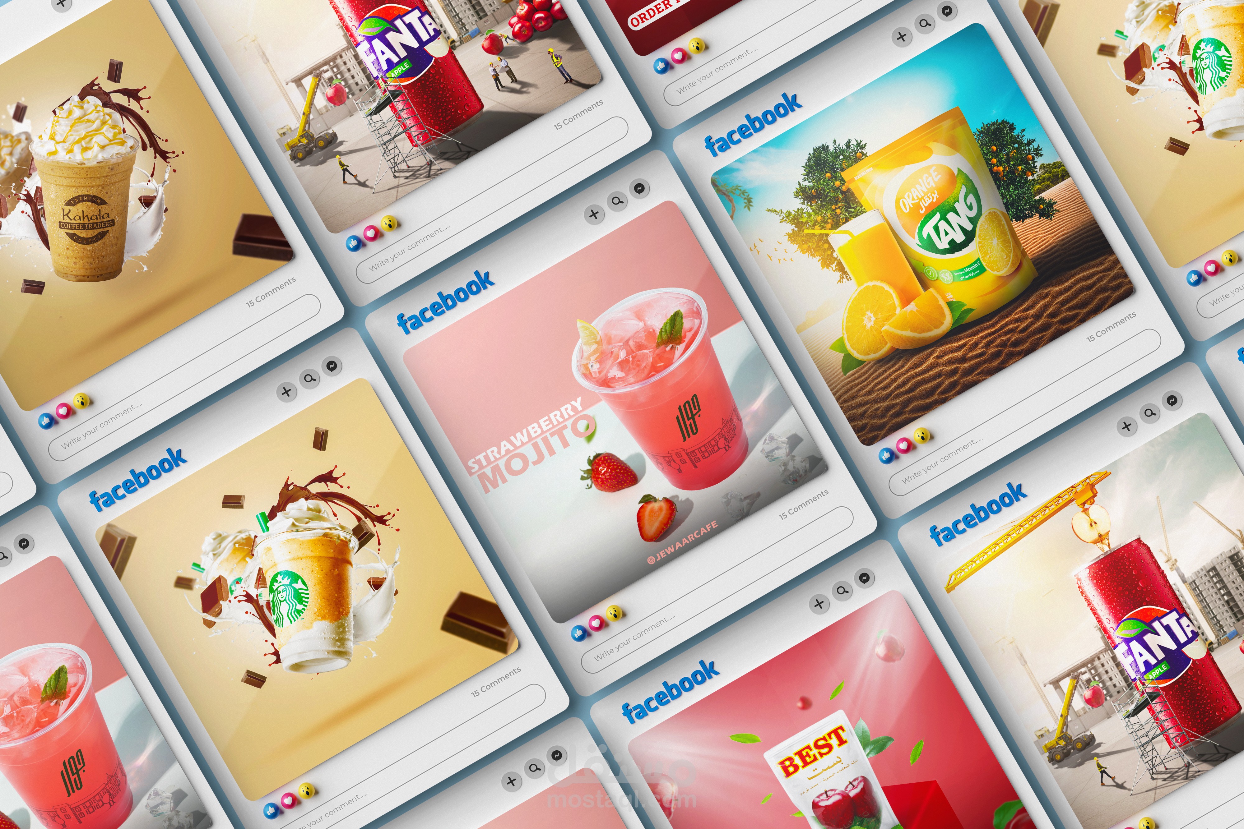 Social media designs for drinks