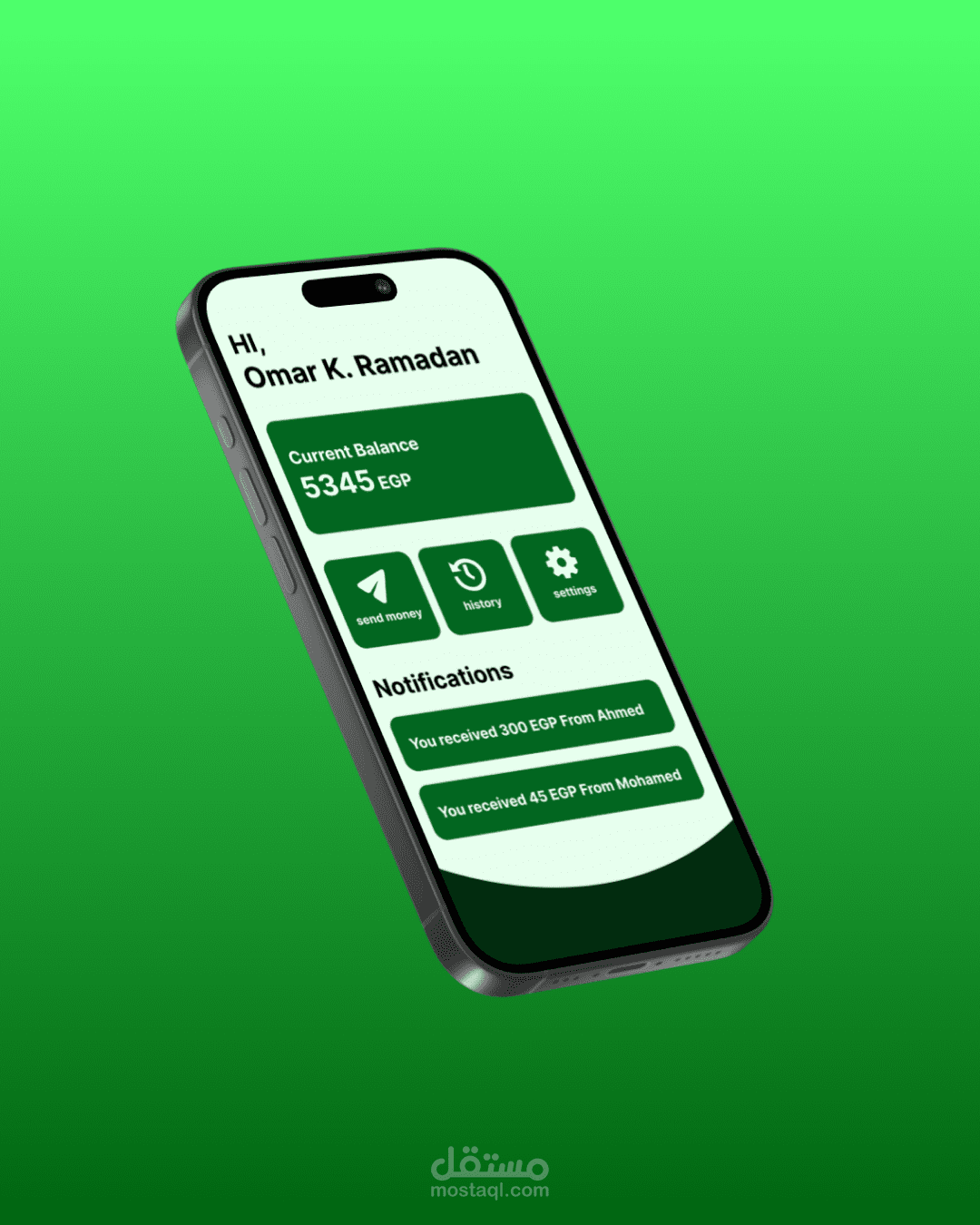 Banking App UI