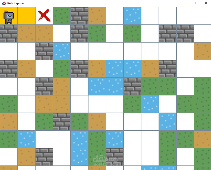 game robot maze