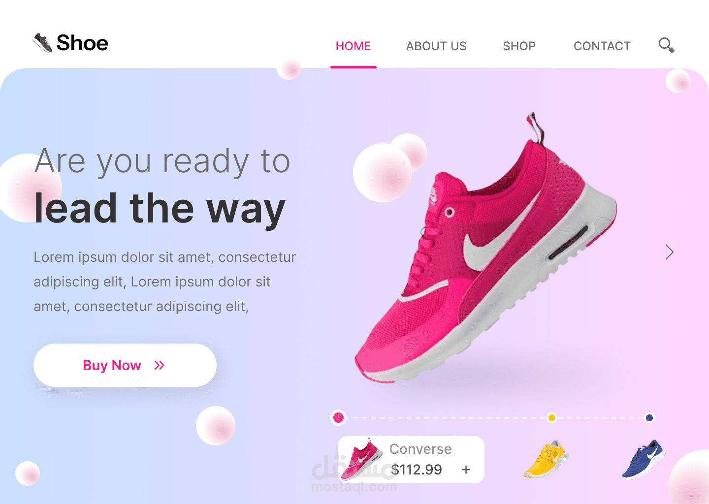 صفحه هبوط landing page باستخدام فيجما