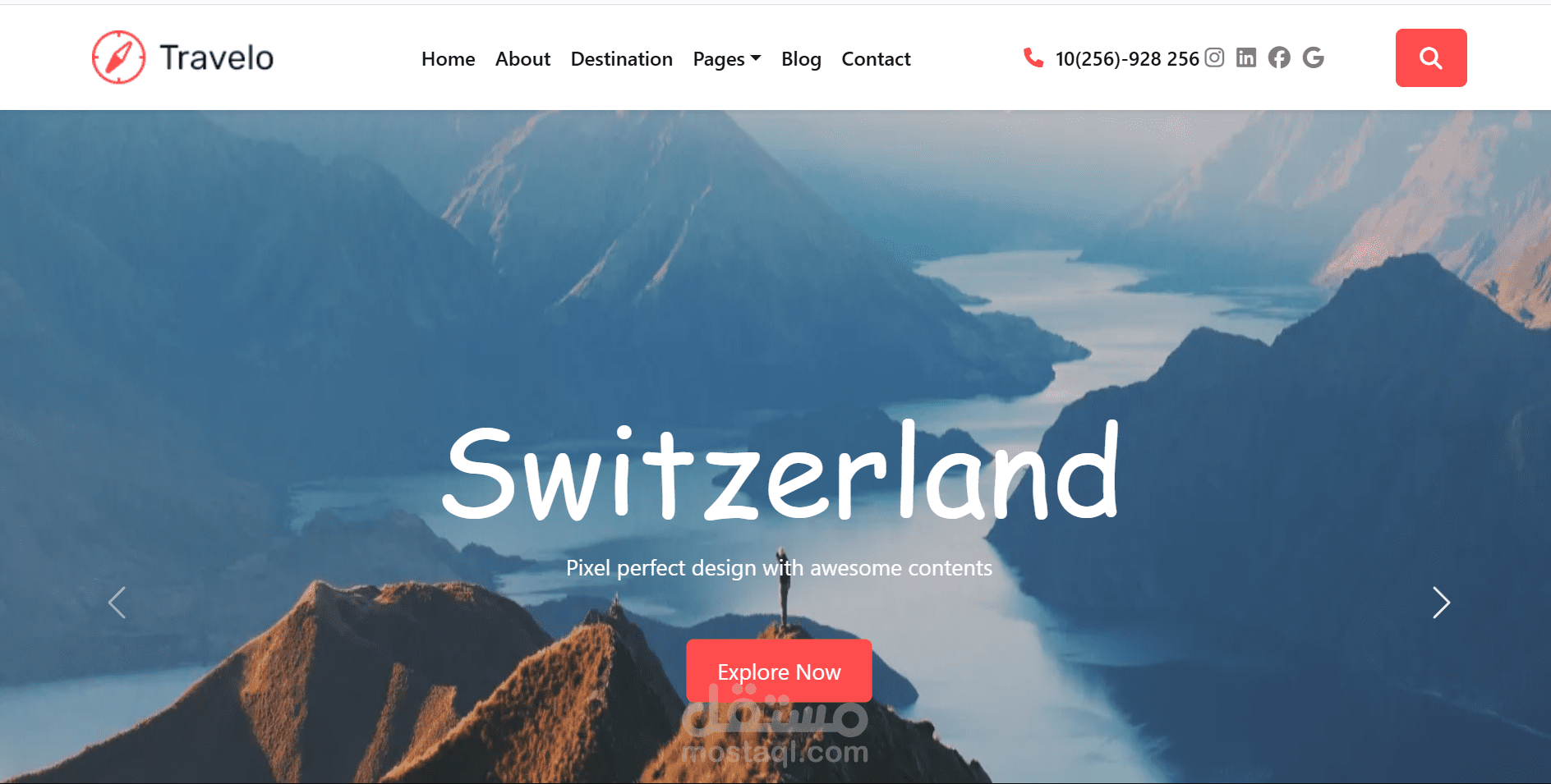web page by bootstrap