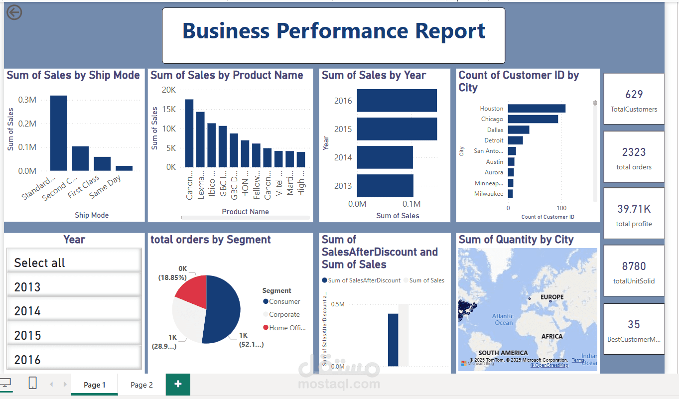 Business Performance Report