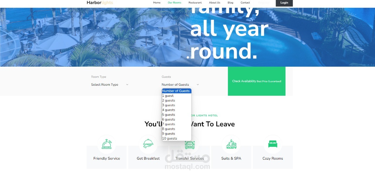 موقع متكامل لحجز وإدارة الفنادق