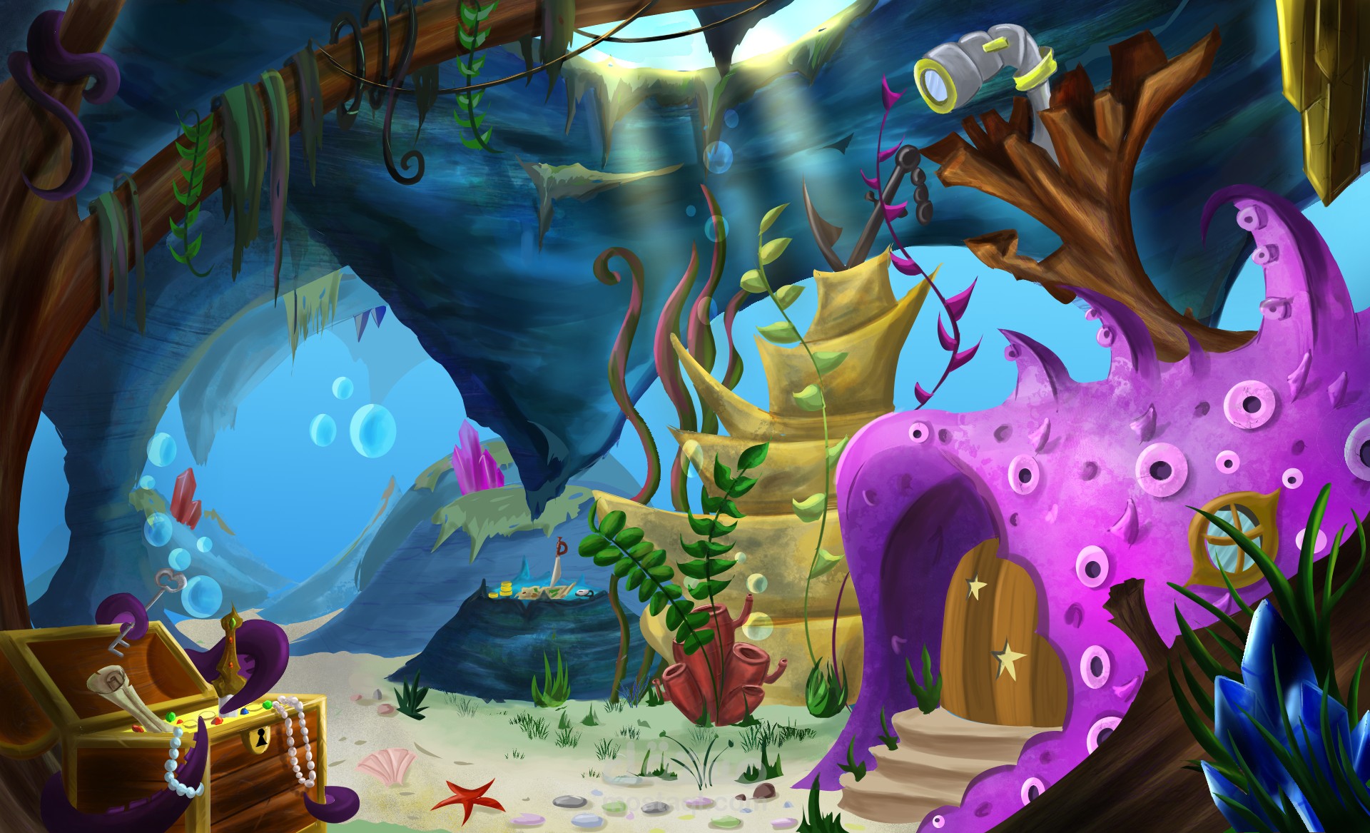 تصميم وتلوين خلفيات الرقمية