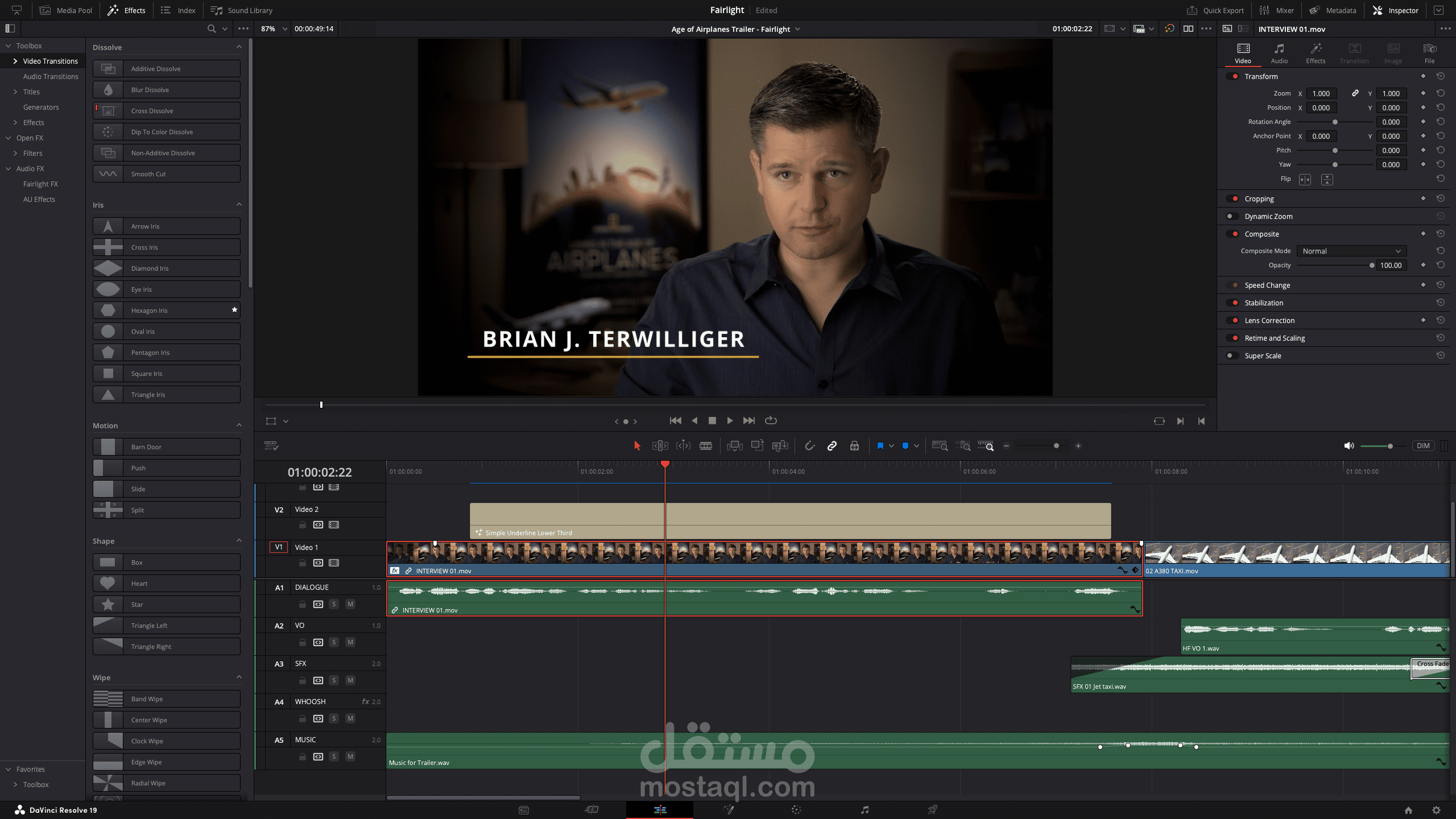 فيديو دعائي سينمائي لشركة طيران | تلوين وتحرير احترافي