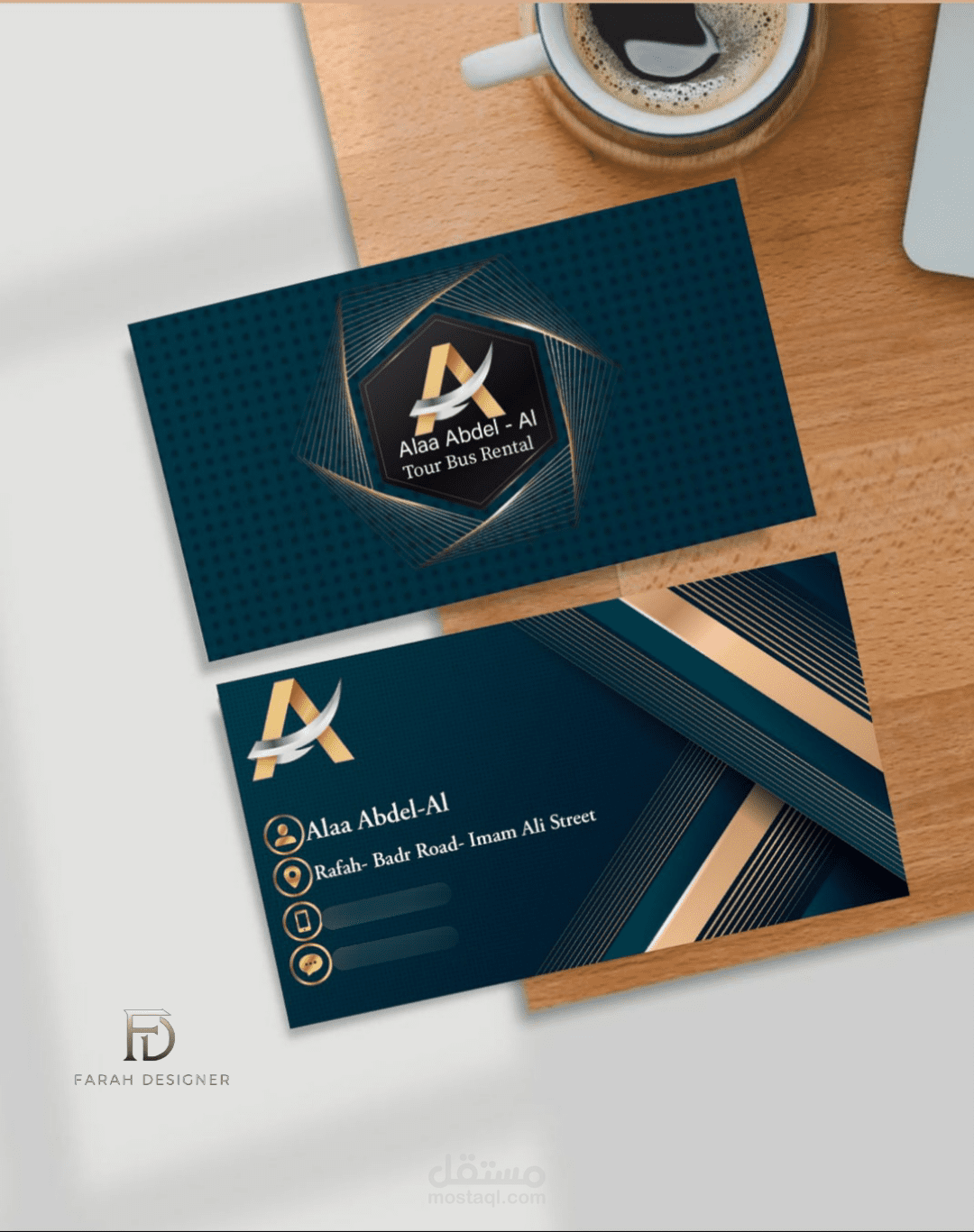 بزنس كارد.  بطاقة عمل