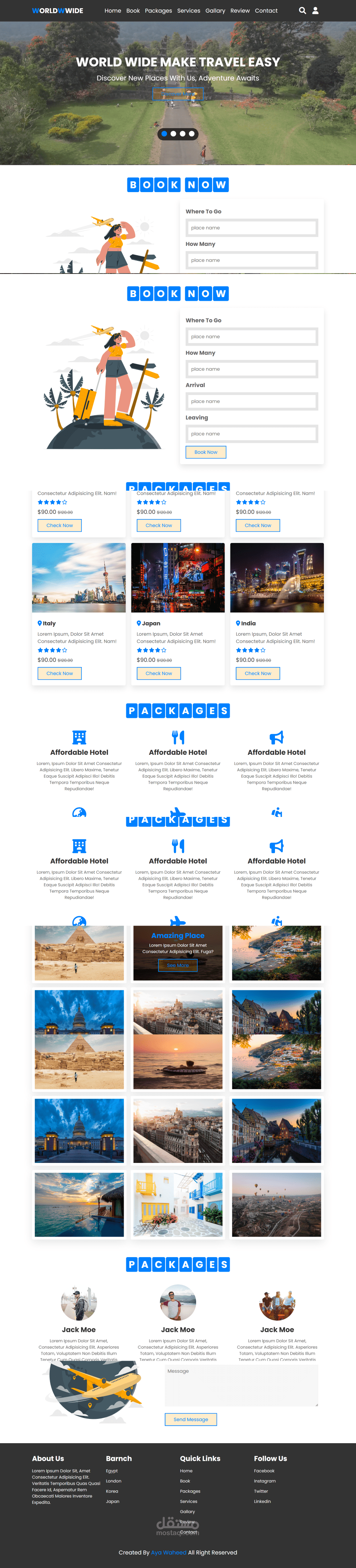 Airline Website