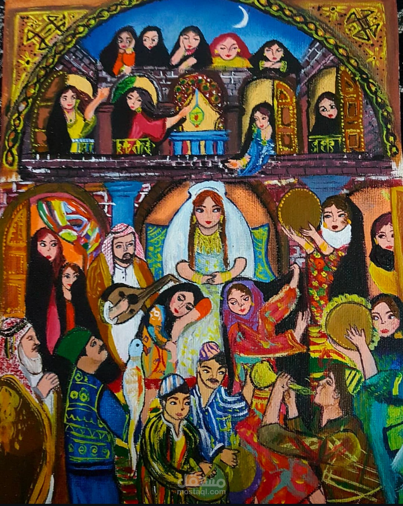 رسم لوحات فنية
