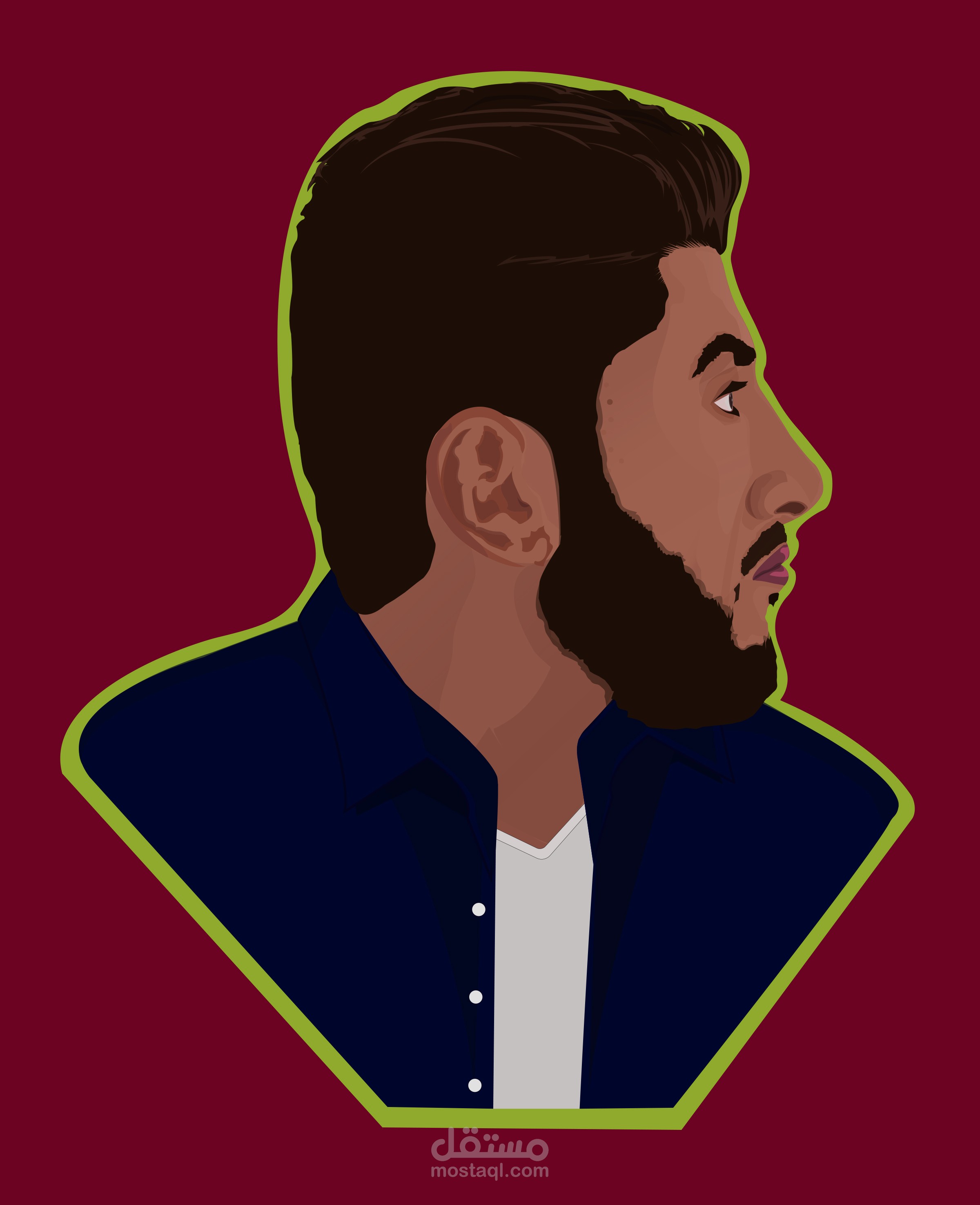 portrait - vector art