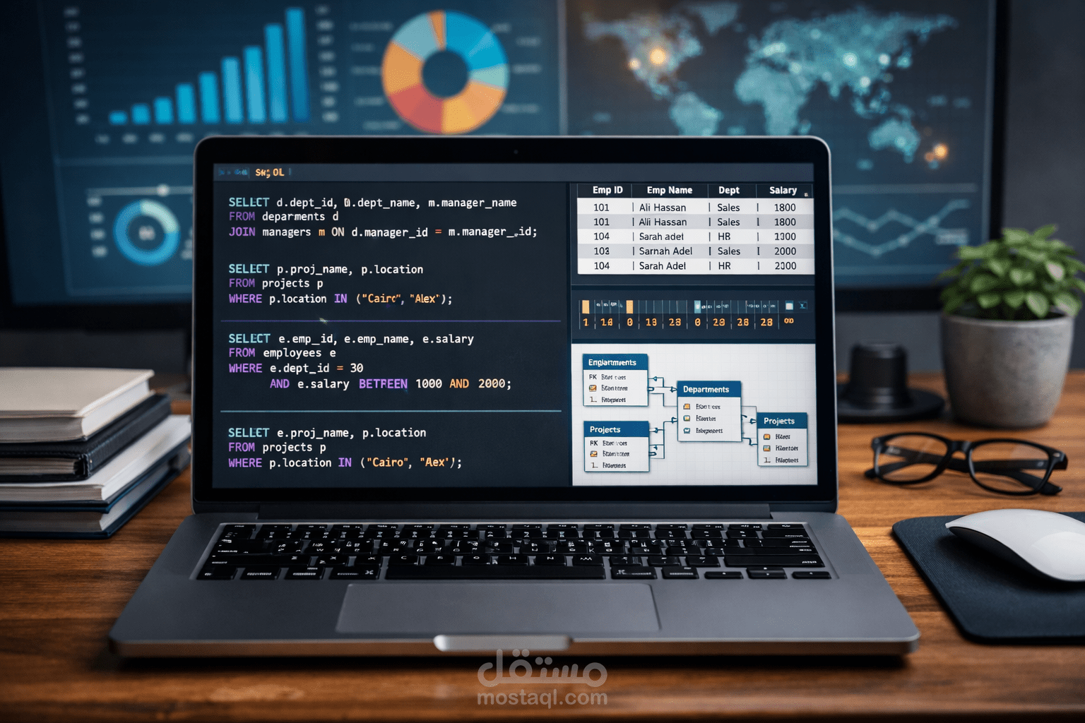 مشروع تحليل بيانات باستخدام SQL (قواعد البيانات العلائقية)