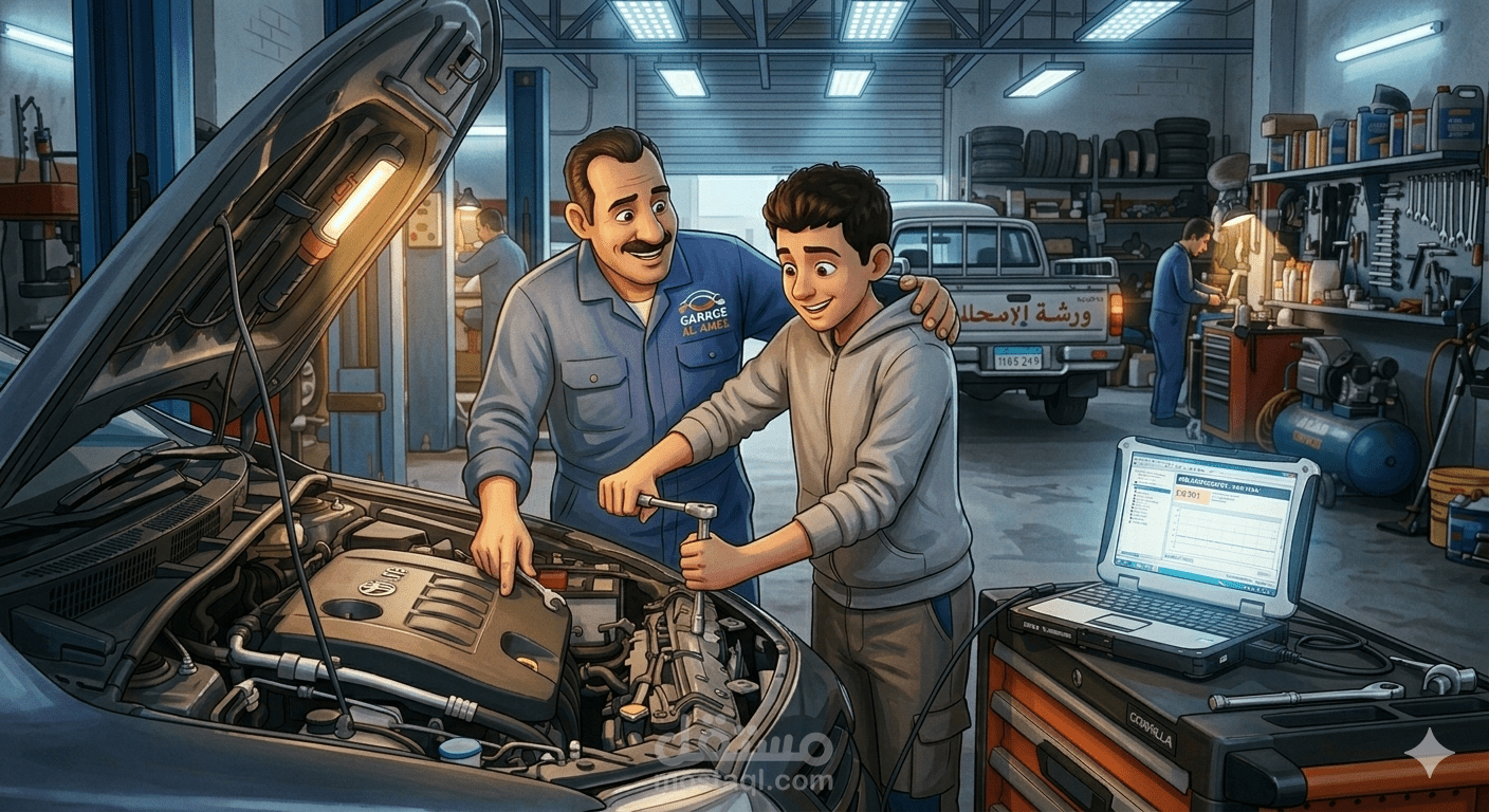 جيل جديد في ورشة الأحلام: نقل المعرفة وإلهام المستقبل