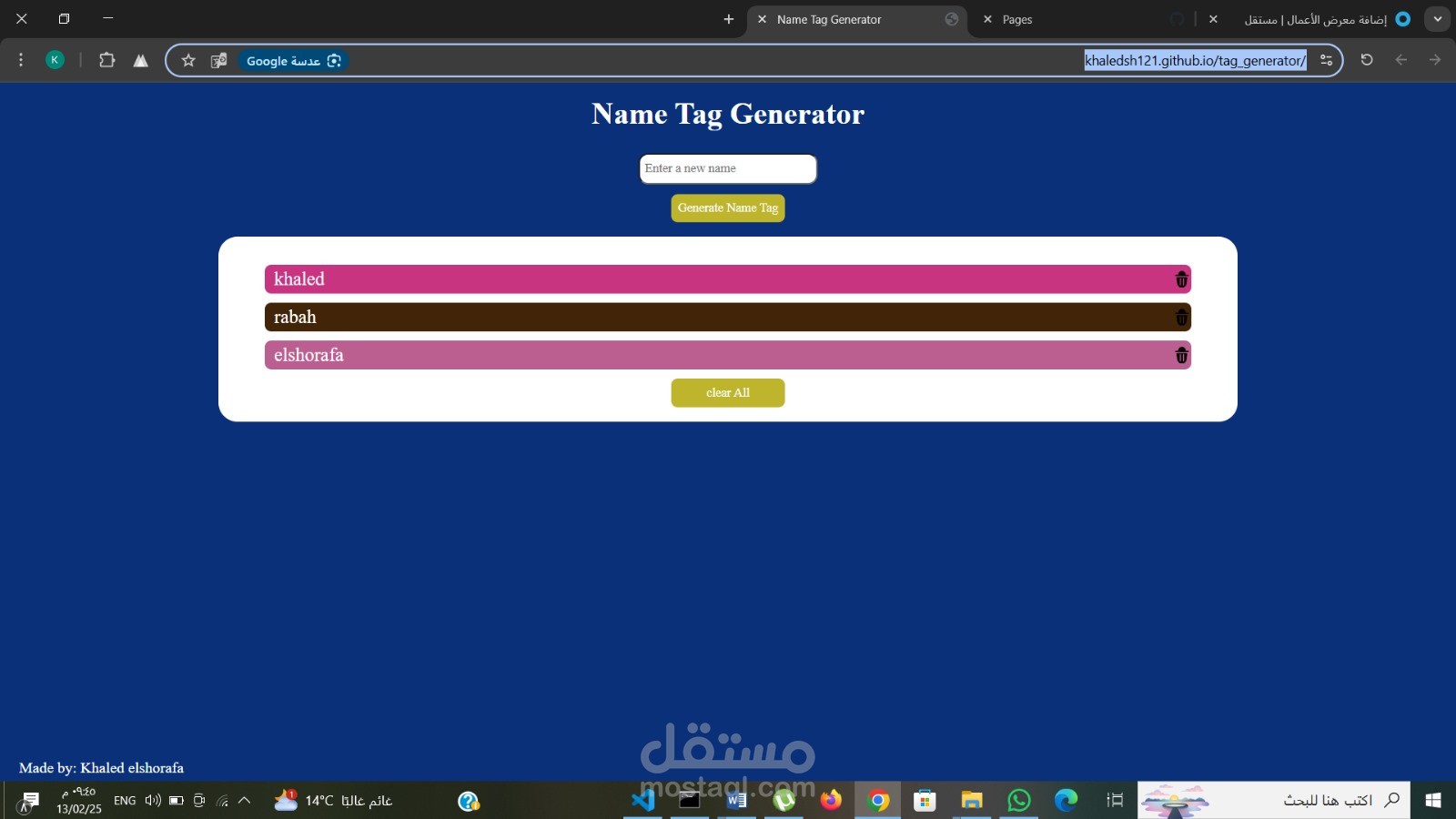 https://github.com/khaledsh121/tag_generator