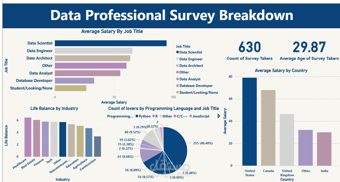 Data Professional Survey Breakdown