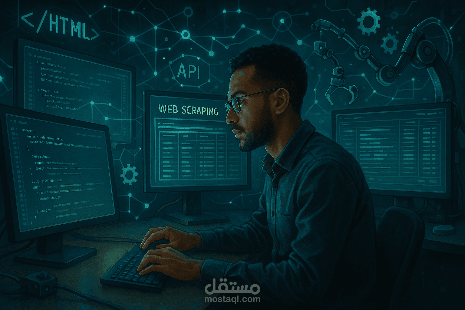 سحب بيانات من موقع عقارات بيوت