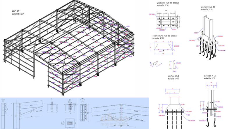 TECHNICAL STUDY OF A METAL HANGAR