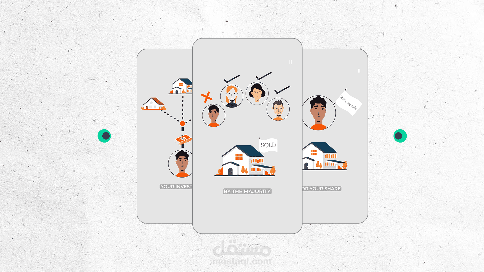 موشن جرافيك مجمع: من تقرير Fraction Real Estate لمنصة MONIIFY
